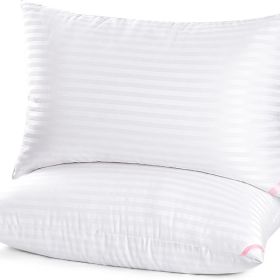 Queen Size Bed Pillows 20 X 30 Inch, Super Soft Down  Microfiber Fill (Option: B097CZCDQG)