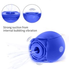 Discreet 10 Speed Personal Massage Vibrator sucking Massager for Women(Must Provide A Hazardous Materials Shipping Label For Self-pickup By USPS) (Color: Blue)